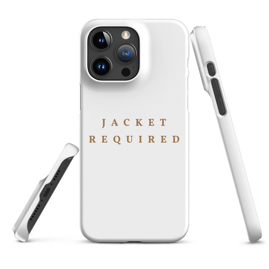 Jacket Required iPhone Case