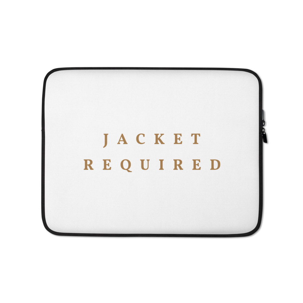 Jacket Required Laptop Case