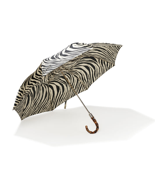 Angel Ramos x Pasotti Zebra Print Umbrella (Travel Size)