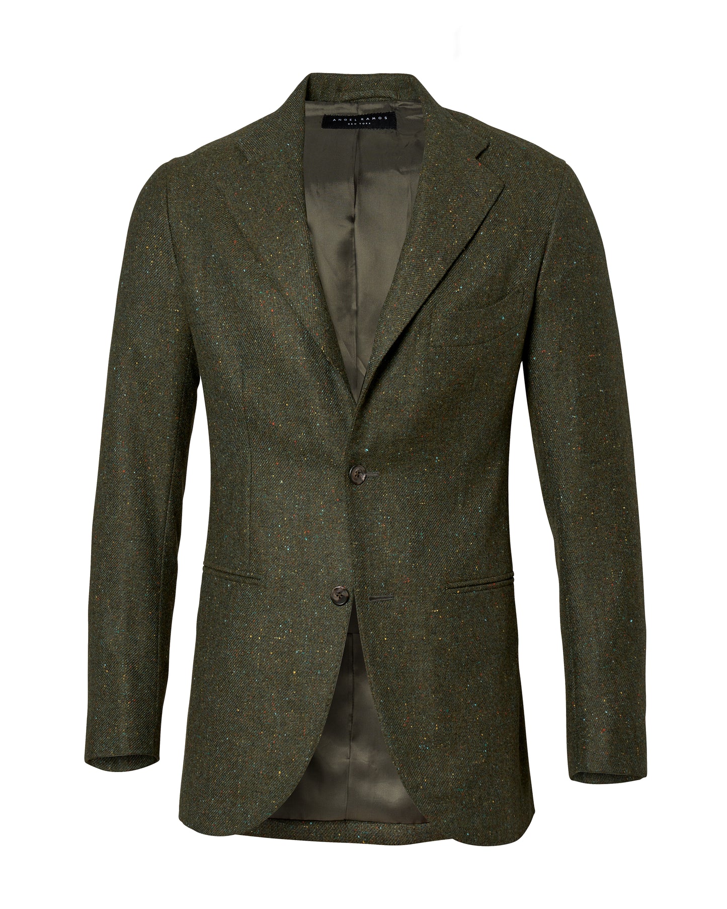Forest Green Cashmere Donegal Tweed Sport Coat