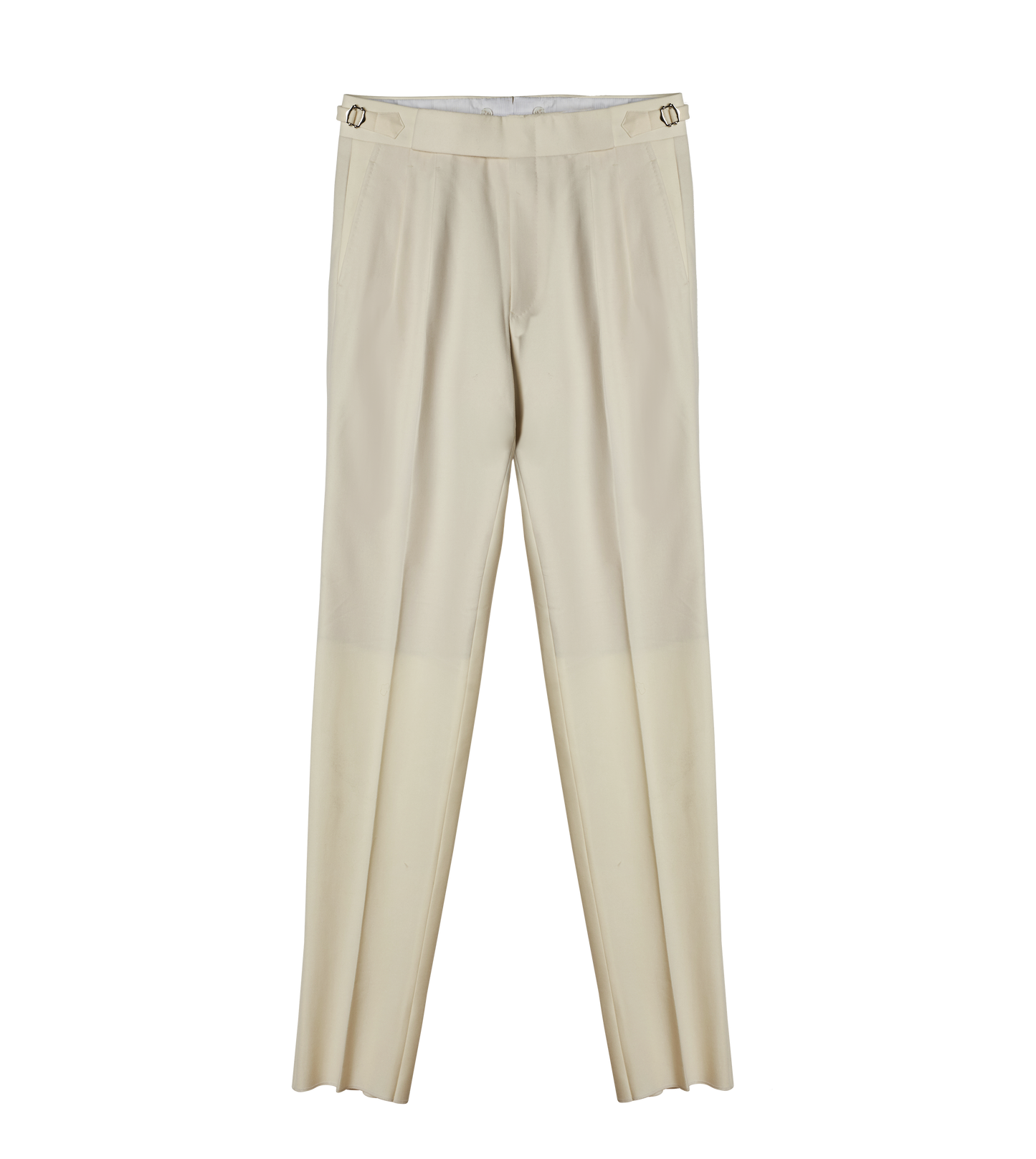 Ivory Flannel Suit Pants