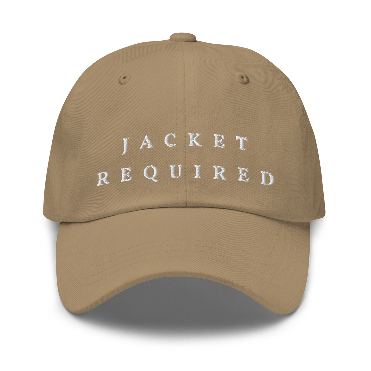 Jacket Required Cap (Tan)