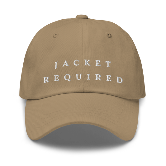 Jacket Required Cap (Tan)