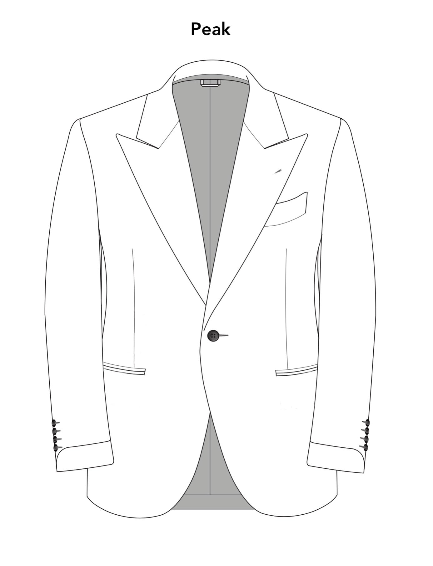 Ivory Double Breasted Cocktail Jacket (MTO)