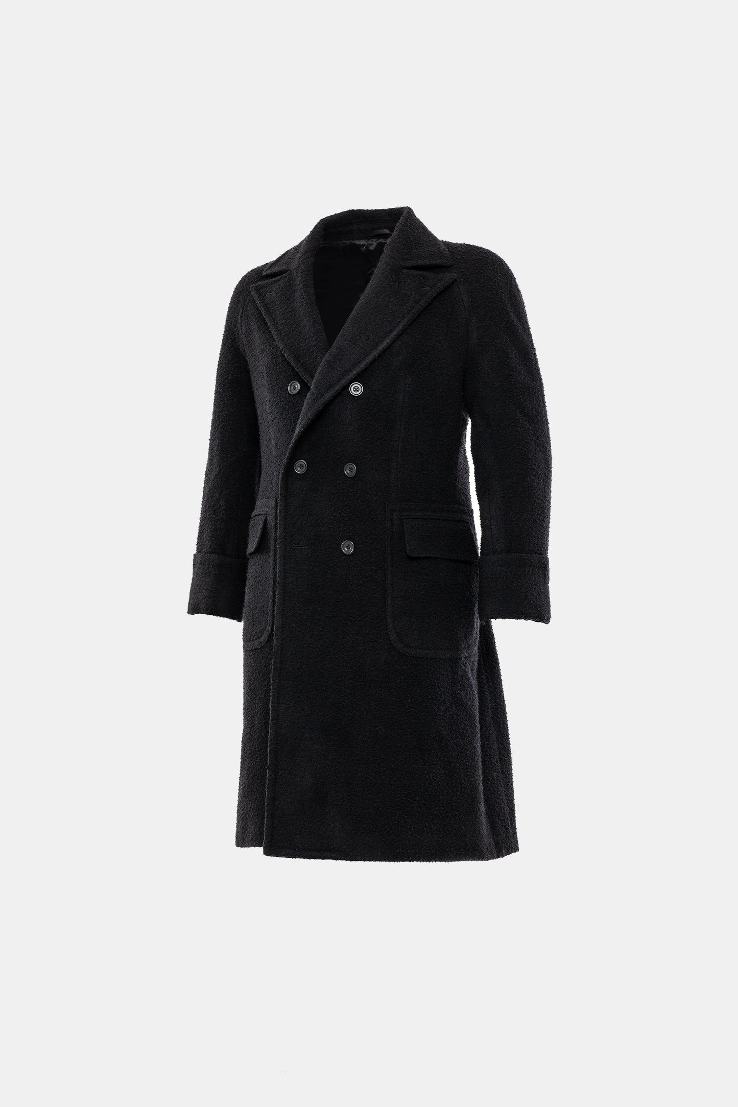 Black Casentino Overcoat (MTO)