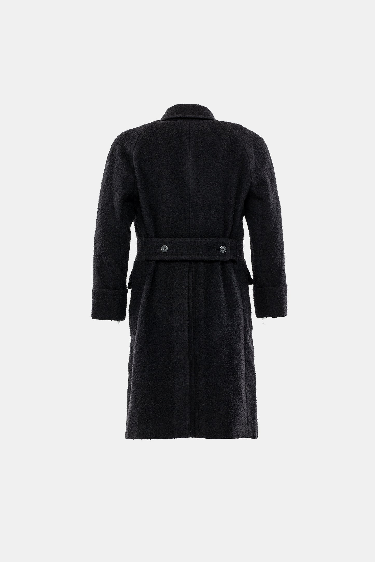 Black Casentino Overcoat (MTO)