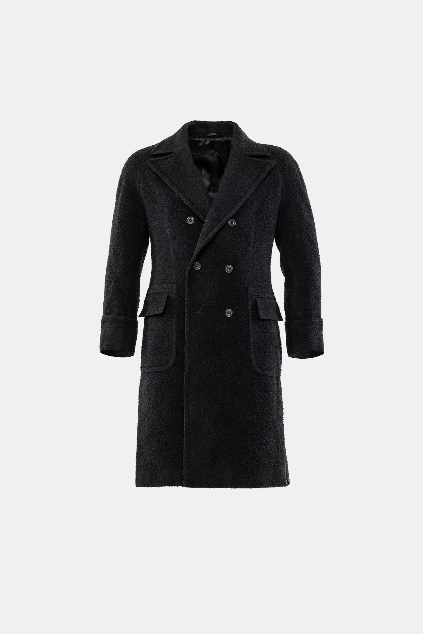 Black Casentino Overcoat (MTO)