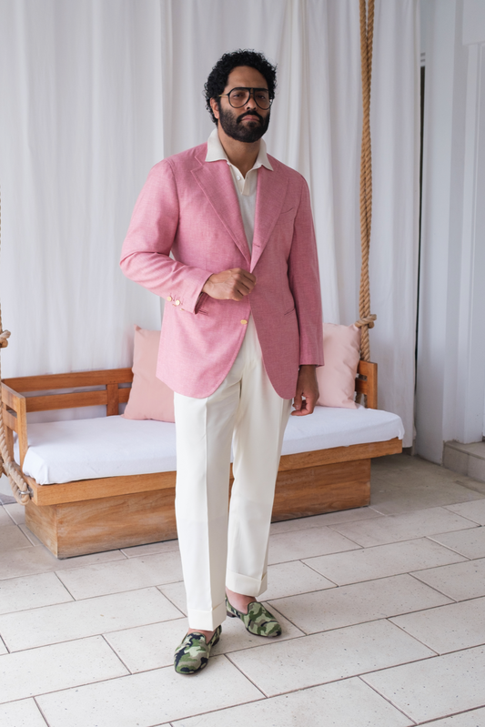 Soft Pink Blazer (MTO)