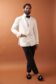 (product) Ivory Double Breasted Cocktail Jacket (MTO)