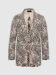 Zebra Pattern Cotton Ikat Jacket