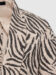 Zebra Pattern Cotton Ikat Jacket