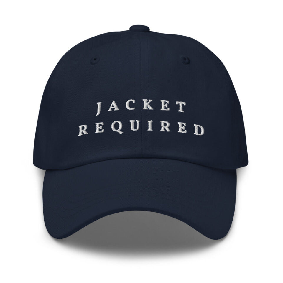 (product) Jacket Required Cap (Navy)