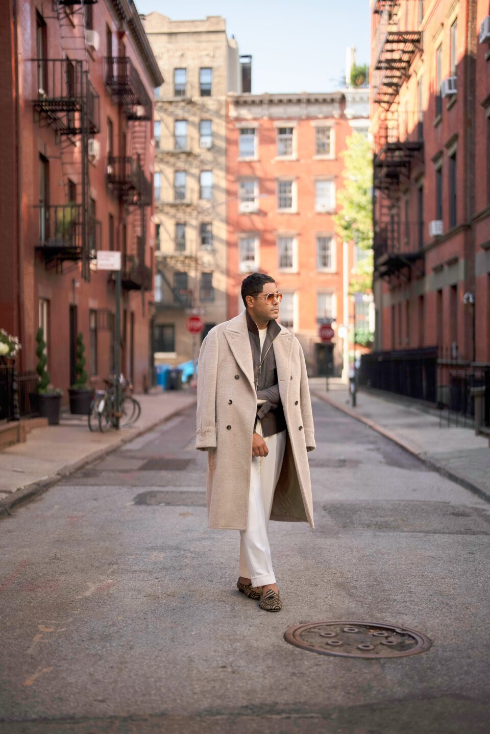 (product) Alpaca and Virgin Wool Greatcoat