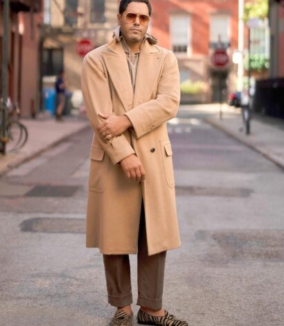 (product) Camel Hair Polo Greatcoat