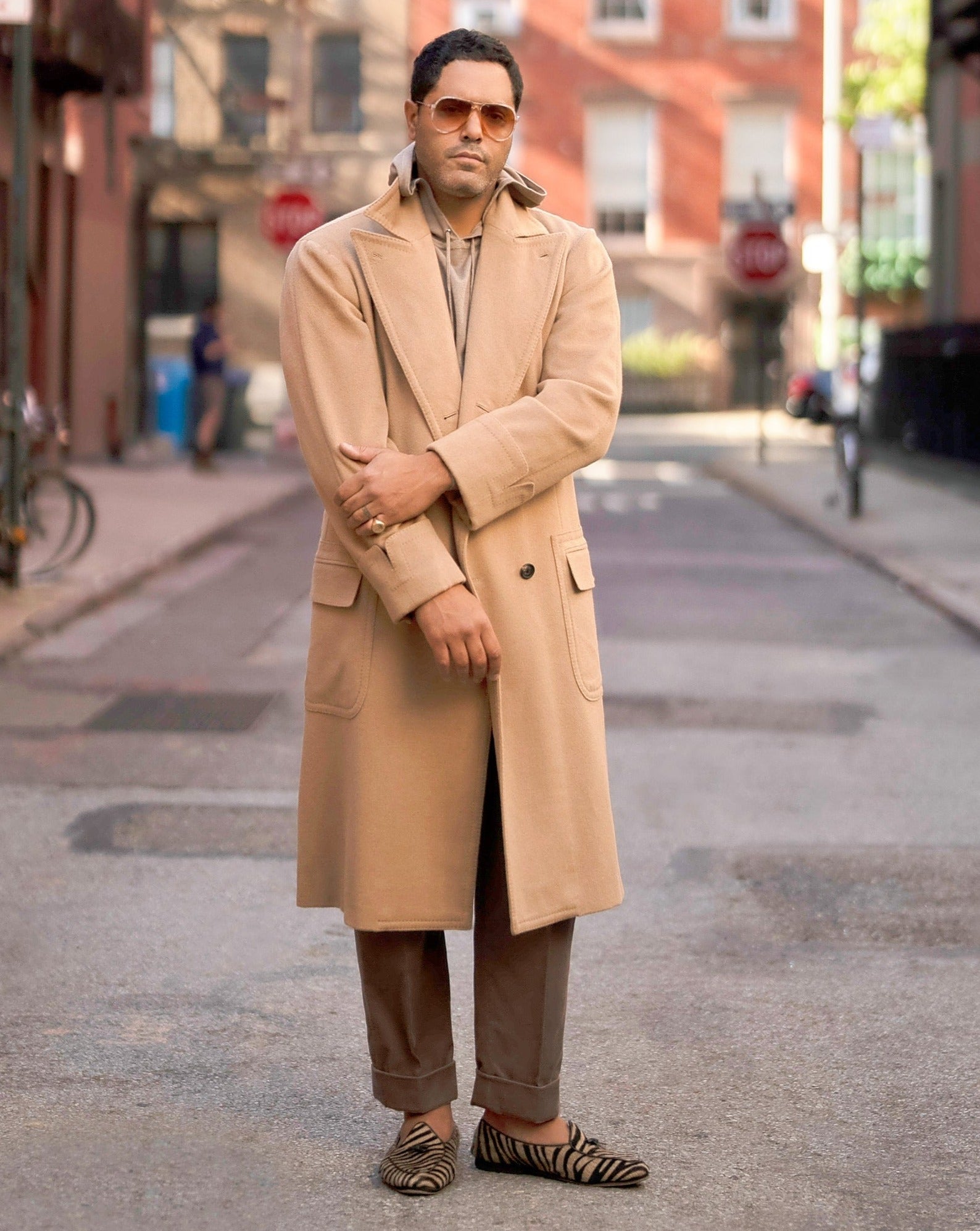 【美品】Hamilton Wool  Coat nude rose Hamilton Wool River Dress Coat Herlipto