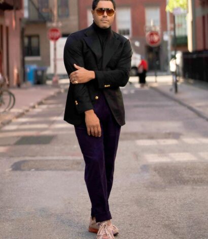 (product) Black Cashmere Club Blazer