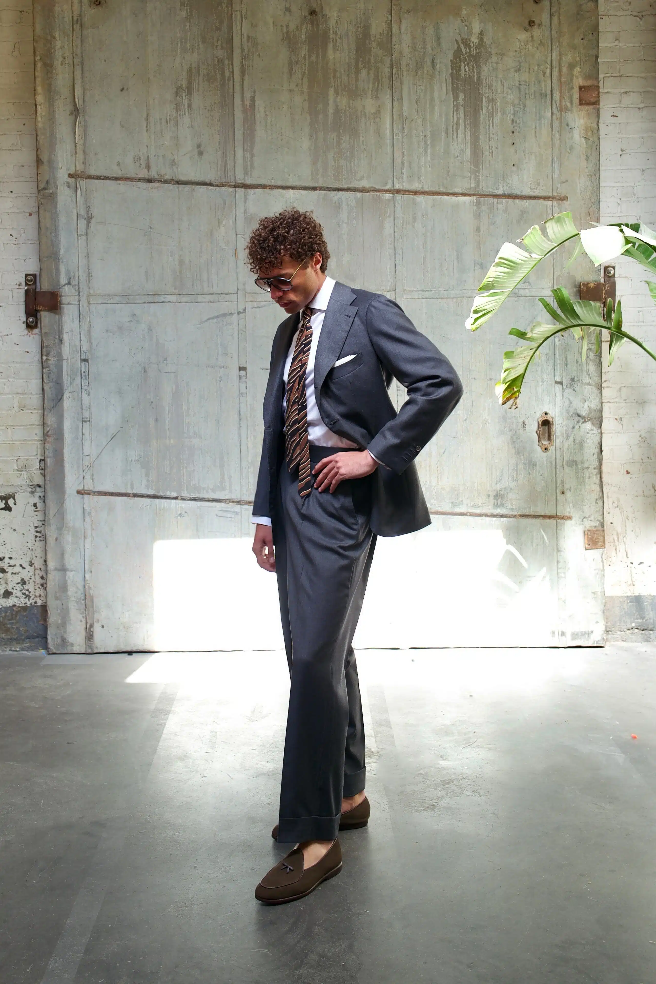 Grey Wool Suit - ANGEL RAMOS | New York
