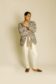 Zebra Pattern Cotton Ikat Jacket