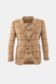 (product) Camel Brown Windowpane Jacket