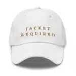Jacket Required Cap (White)