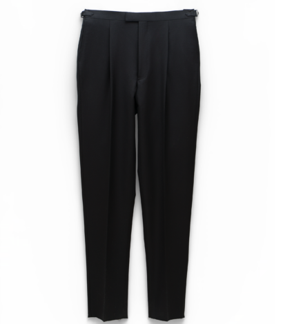 ANGEL RAMOS Black Wool Dress Trouser