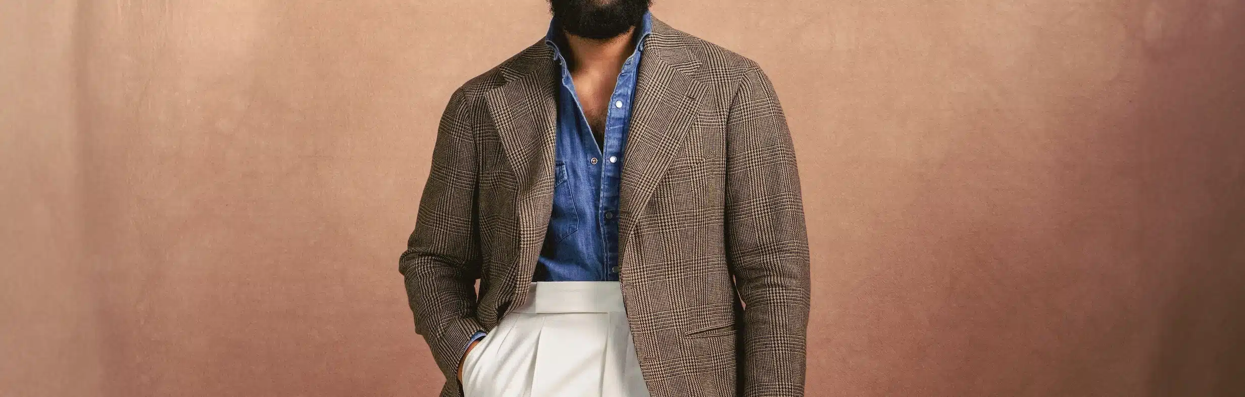 Angel Mink Glen Plaid Sport Coat Studio Image Hero