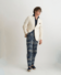 Angel Ramos NY Blue Ikat Pant on Model
