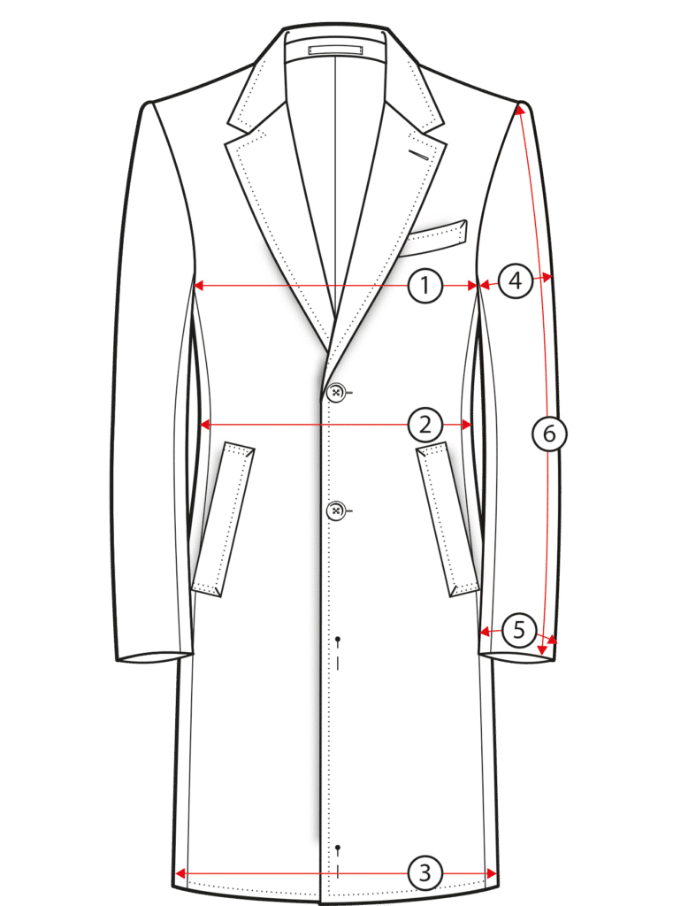 size chart oc front