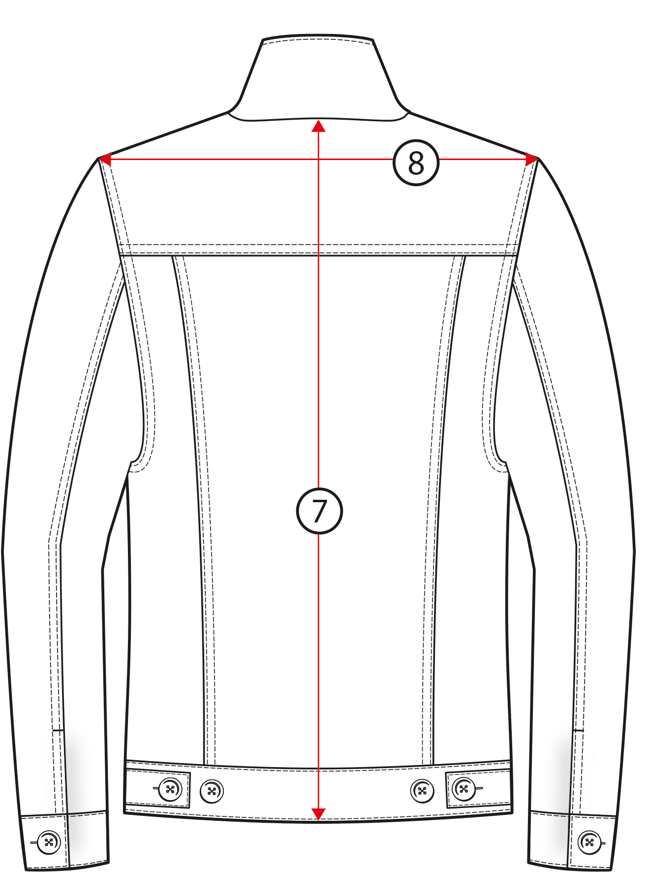 size chart trucker back