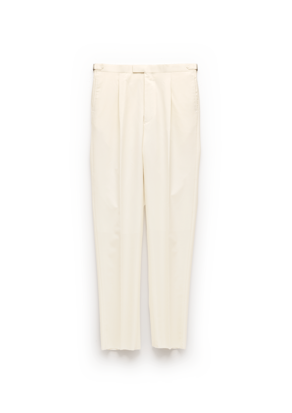 Angel Ramos Ivory Wool Trouser