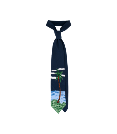 'La Palma de Ramos' Silk Printed Tie