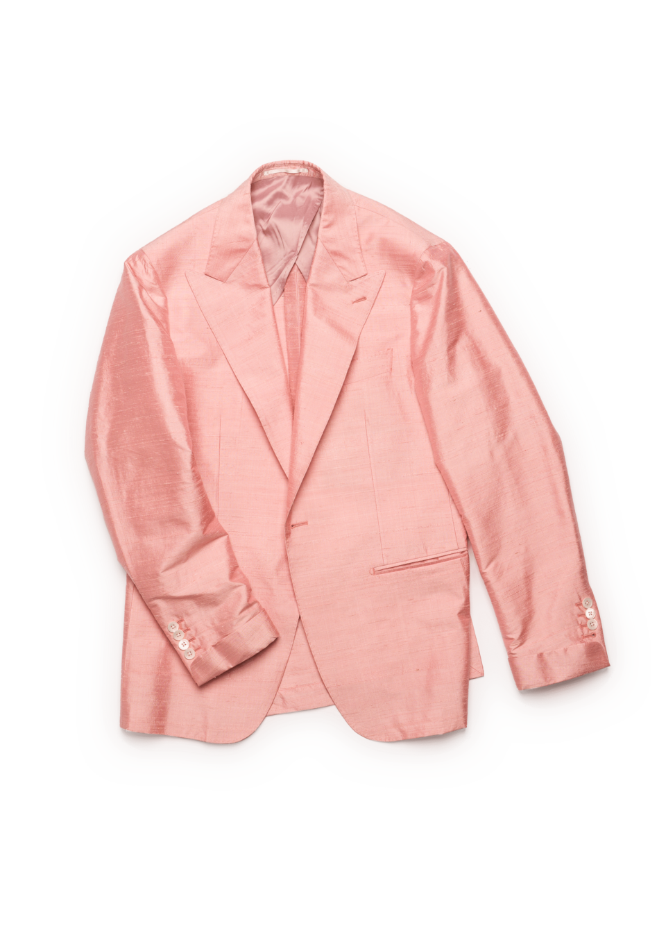 Dusty Pink Dupioni Silk-Dinner Jacket