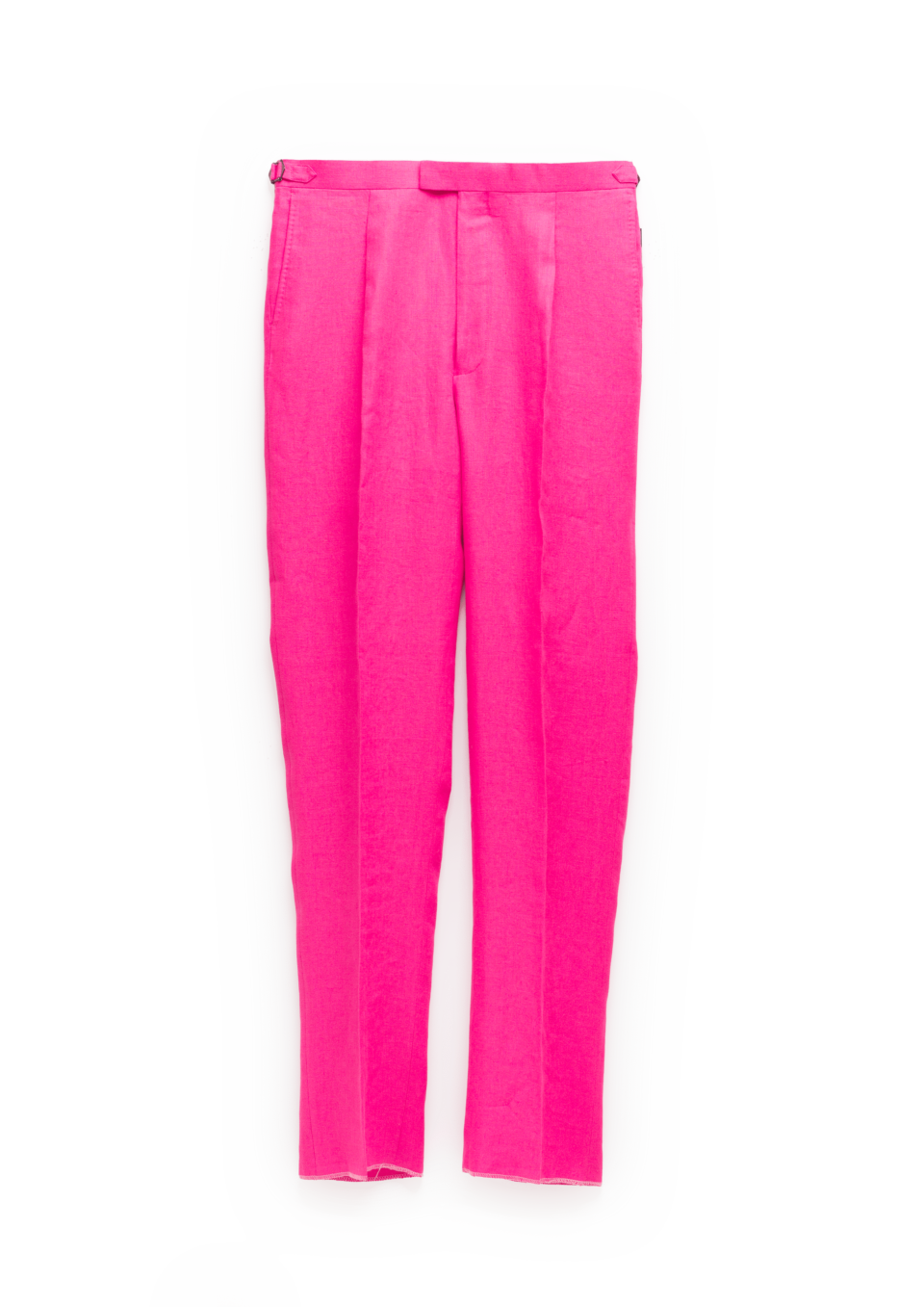 Angel Ramos Fuschia Linen Trouser