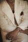 Angel Ramos Cream Linen Suit Close Up